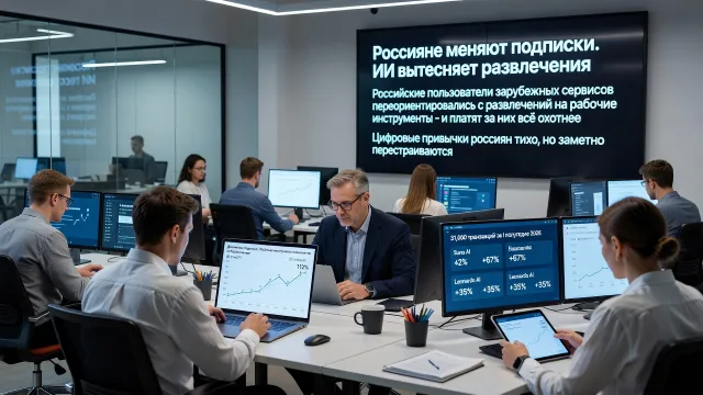 Россияне меняют подписки. ИИ вытесняет развлечения