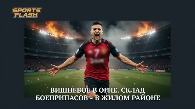 Вишневое в огне. Склад боеприпасов - в жилом районе